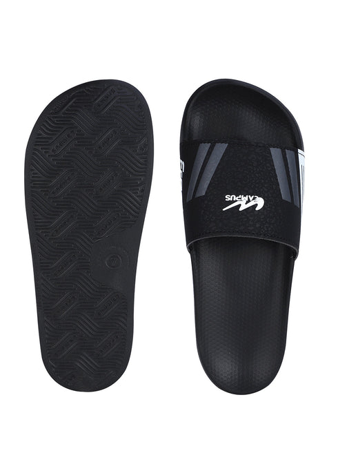 SL-438 Black Men's Slippers